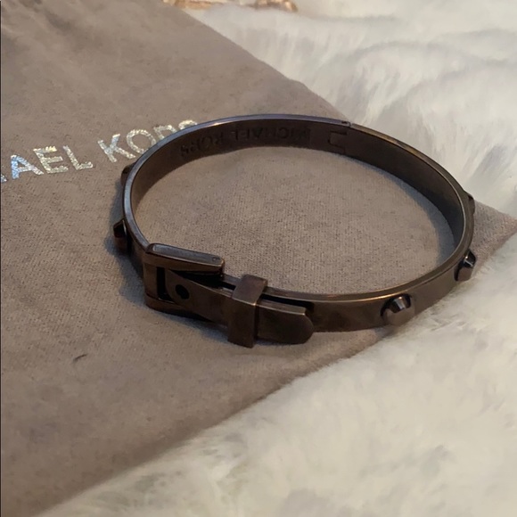 Michael Kors Astro Bronze Buckle Bangle - Picture 1 of 5